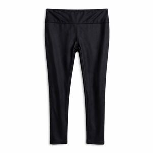 TAGOO Black shimmer‎ High Rise Leggings Women's Size L